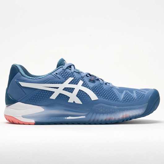 Blue Harmony / White Orthofeet ASICS GEL-Resolution 8 Men\'s Tennis Shoes | WPLDM4658