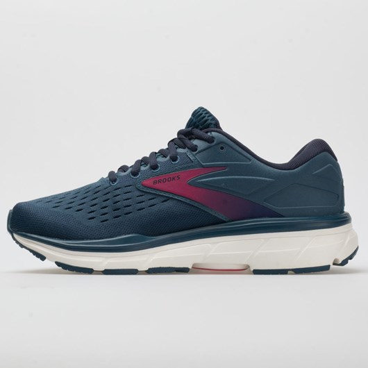 Blue / Navy / Beetroot Orthofeet Brooks Dyad 11 Women's Running Shoes | AKBFN4093