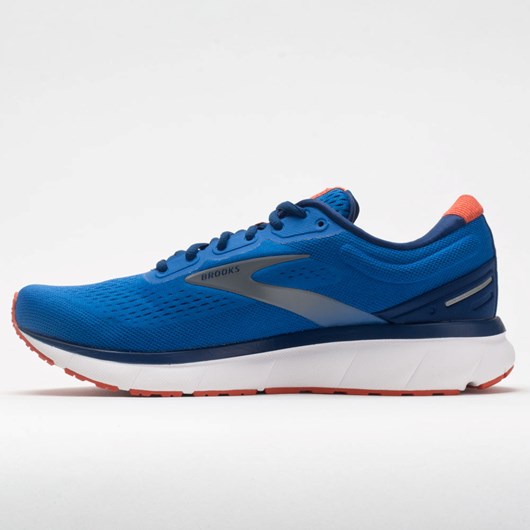 Blue / Navy / Orange Orthofeet Brooks Trace Men's Running Shoes | AZKEP3617