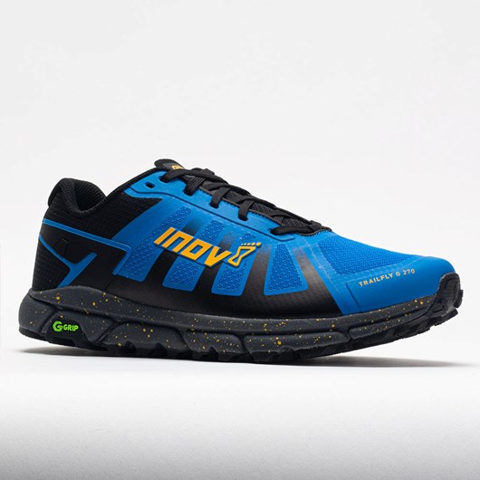 Blue / Nectar Orthofeet Inov-8 TrailFly G 270 Men's Trail Running Shoes | AQBUK8234