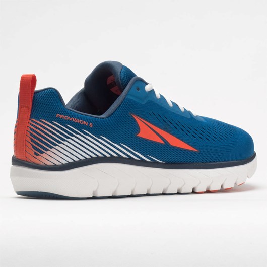 Blue / Orange Orthofeet Altra Provision 5 Men's Running Shoes | ASIPM7839