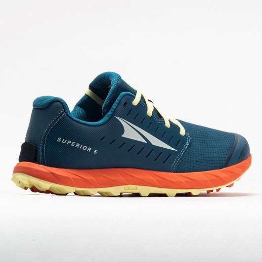 Blue / Orange Orthofeet Altra Superior 5 Men's Trail Running Shoes | MTINR5207