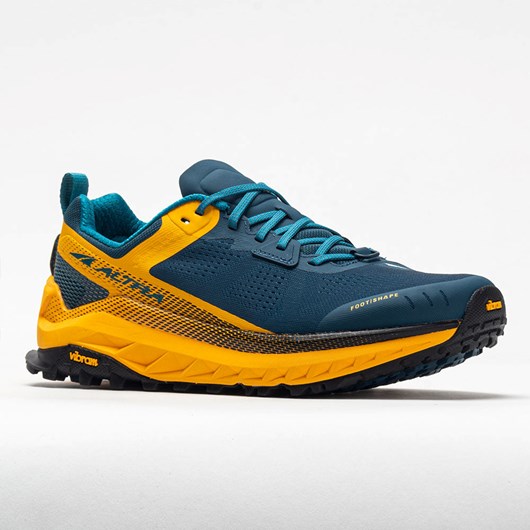 Blue Orthofeet Altra Olympus 4 Men's Trail Running Shoes | QNFHO6731