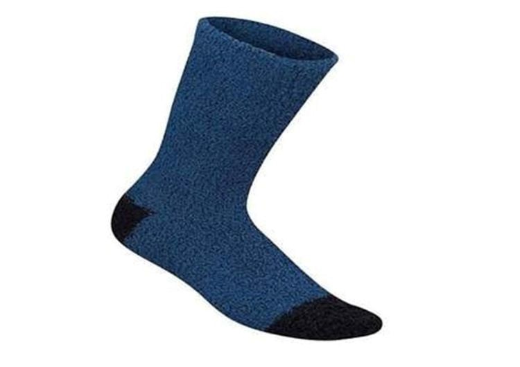 Blue Orthofeet Foot Warmer Comfort Warm  Unisex Socks | LNTWI7805