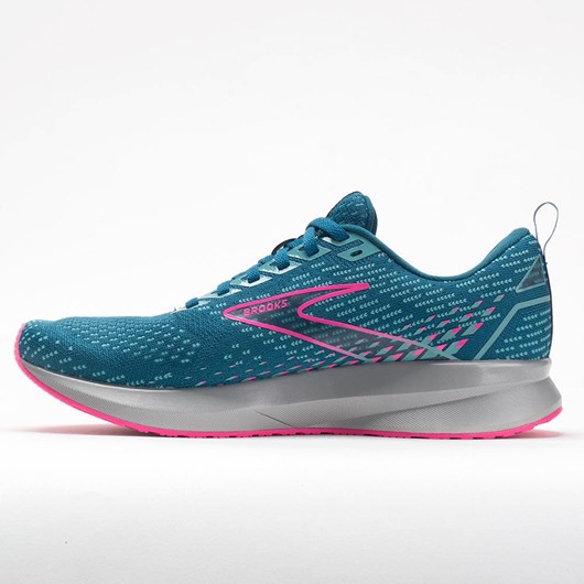 Blue / Porcelain / Pink Orthofeet Brooks Levitate 5 Women's Running Shoes | ZYPFC8071