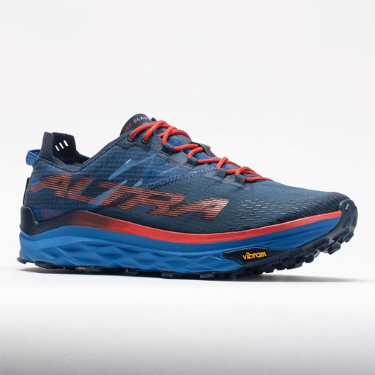 Blue / Red Orthofeet Altra Mont Blanc Men's Trail Running Shoes | RTNSM8650