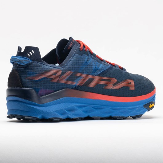 Blue / Red Orthofeet Altra Mont Blanc Men's Trail Running Shoes | RTNSM8650