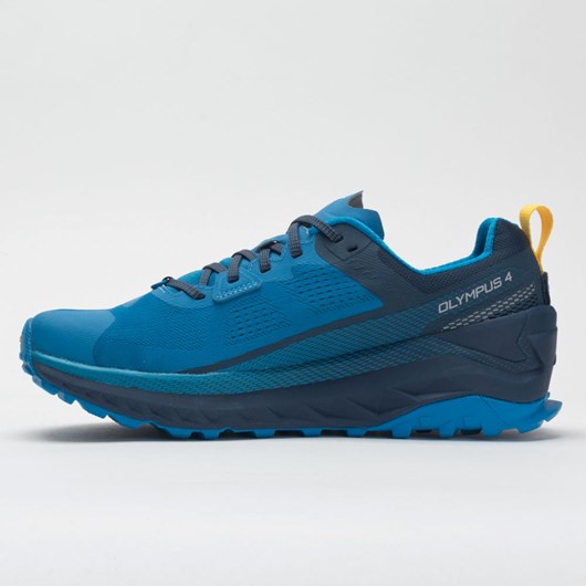 Blue / Yellow Orthofeet Altra Olympus 4 Men's Trail Running Shoes | AXTPQ5629