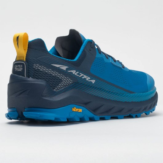 Blue / Yellow Orthofeet Altra Olympus 4 Men's Trail Running Shoes | AXTPQ5629