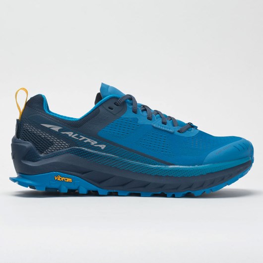 Blue / Yellow Orthofeet Altra Olympus 4 Men\'s Trail Running Shoes | AXTPQ5629