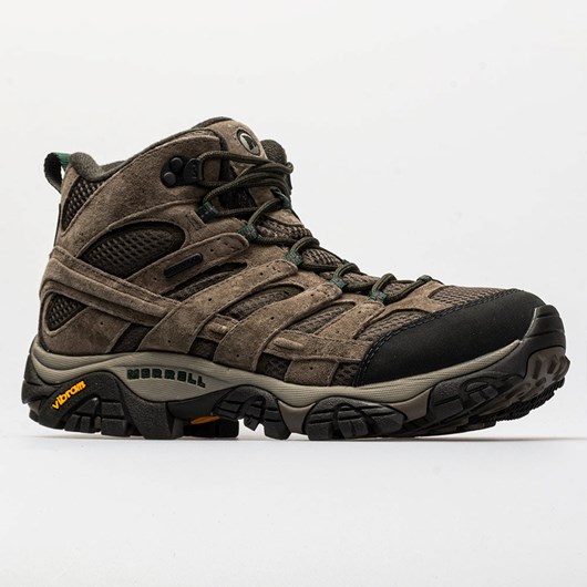 Boulder Orthofeet Merrell Moab 2 Mid Waterproof Men's Hiking Shoes | ICVJF6571