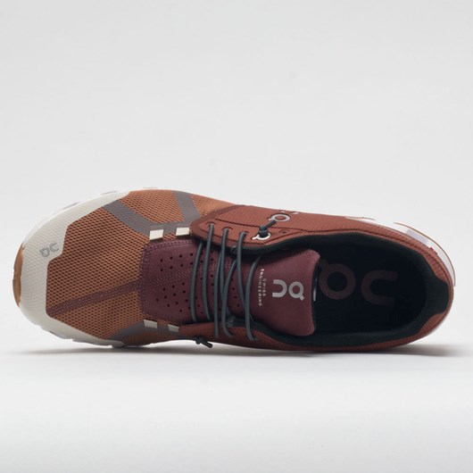 Brick / Pecan Orthofeet On Cloud 70/30 Men's Running Shoes | IZXDY8532