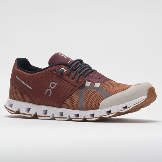 Brick / Pecan Orthofeet On Cloud 70/30 Men's Running Shoes | IZXDY8532