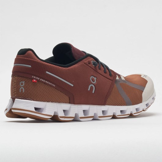 Brick / Pecan Orthofeet On Cloud 70/30 Men's Running Shoes | IZXDY8532