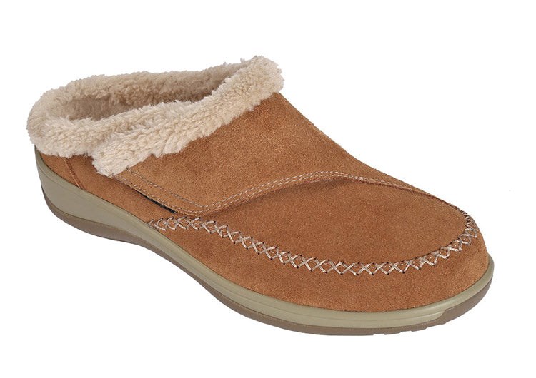 Brown Orthofeet Arch Support Slippers House Women\'s Slip-On | CHBYG1285