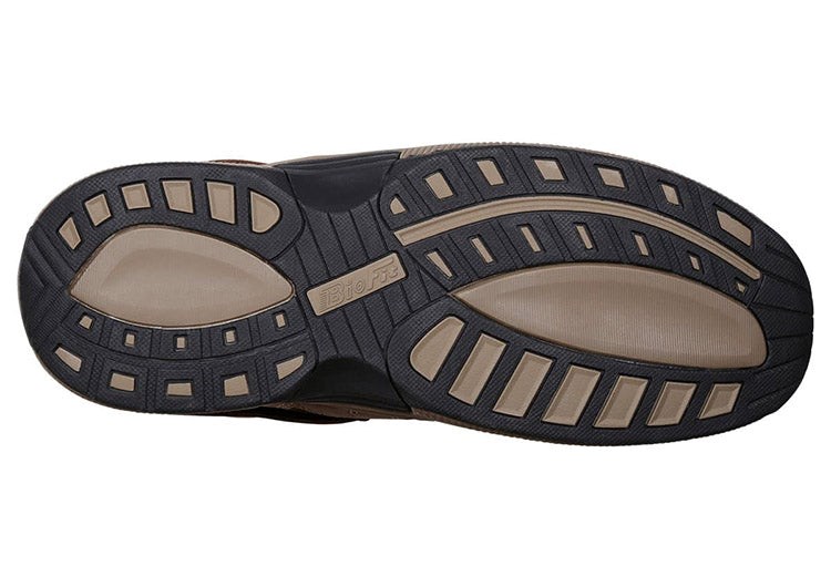 Brown Orthofeet Closed Toe Arch Support Men's Sandals | FCKWQ1029