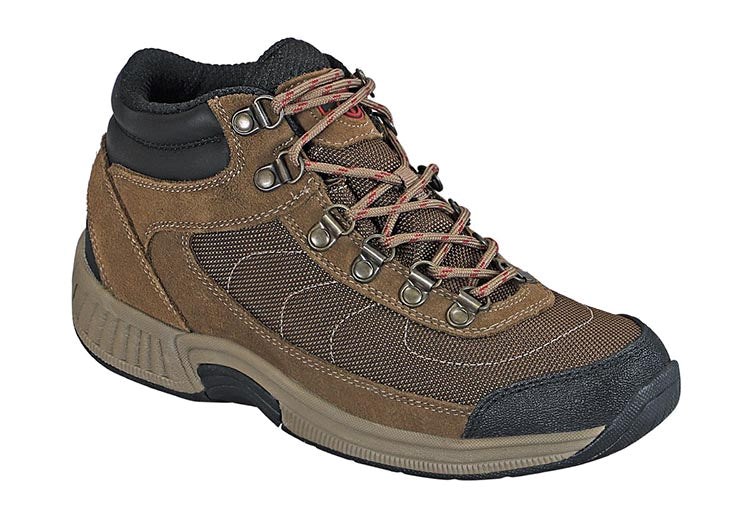 Brown Orthofeet Orthopedic High Top Women\'s Hiking Boots | WDICE1826