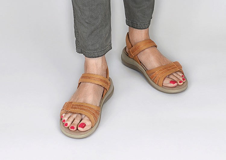 Camel Orthofeet Arch Support Orthotic Women's Sandals | PIBNC8573