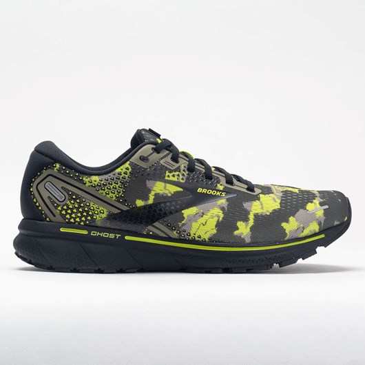 Camo Collection Olive / Lime Punch / Black Orthofeet Brooks Ghost 14 Men\'s Running Shoes | BTSRZ7284