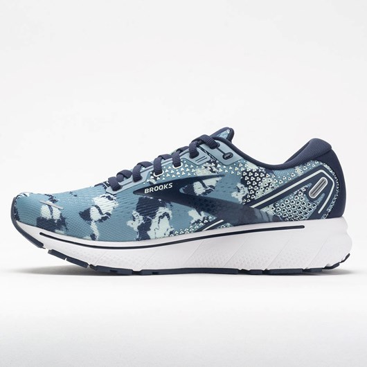 Camo Collection Tourmaline / Navy / Aqua Orthofeet Brooks Ghost 14 Women's Running Shoes | KEAWJ6725