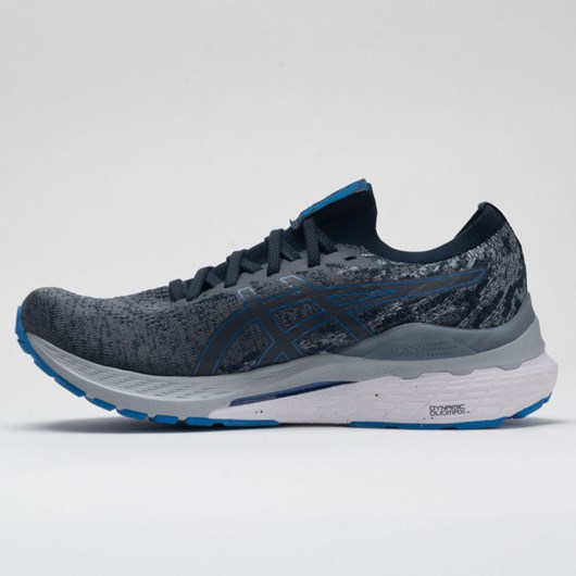 Carrier Gray / Electric Blue Orthofeet ASICS GEL-Kayano 28 MK Men's Running Shoes | YTUIL3165