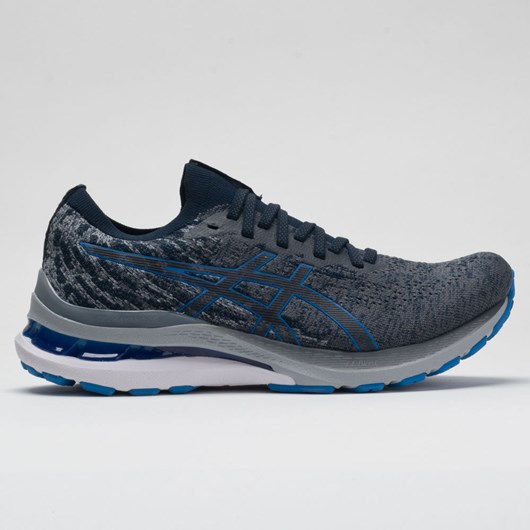 Carrier Gray / Electric Blue Orthofeet ASICS GEL-Kayano 28 MK Men\'s Running Shoes | YTUIL3165