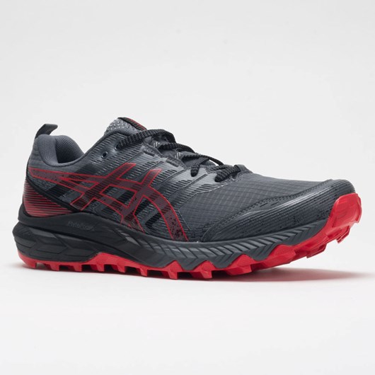 Carrier Gray / Electric Red Orthofeet ASICS GEL-Trabuco 9 Men's Trail Running Shoes | OIRGZ5876