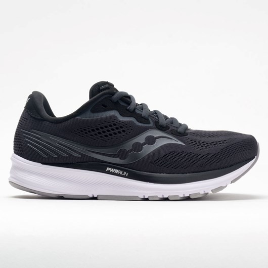 Charcoal / Black Orthofeet Saucony Ride 14 Men\'s Running Shoes | KCDMS8540