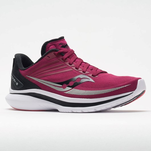 Cherry / Storm Orthofeet Saucony Kinvara 12 Women's Running Shoes | LURJI7159