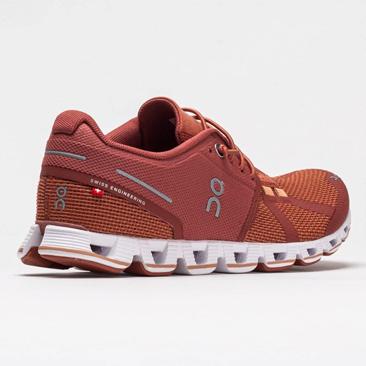 Chili / Rust Orthofeet On Cloud Women's Running Shoes | PBGJY3915