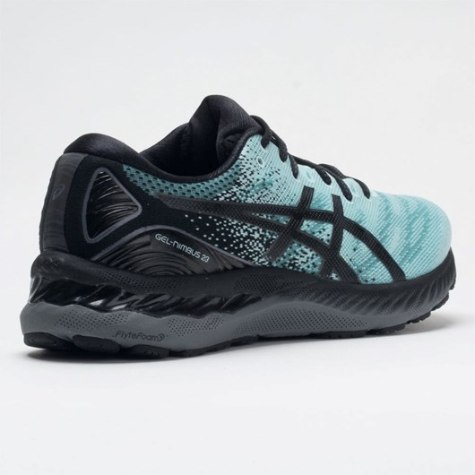 Clear Blue / Gunmetal Orthofeet ASICS GEL-Nimbus 23 Men's Running Shoes | JWFCE7531