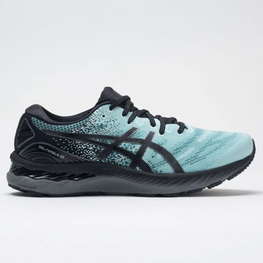 Clear Blue / Gunmetal Orthofeet ASICS GEL-Nimbus 23 Men\'s Running Shoes | JWFCE7531