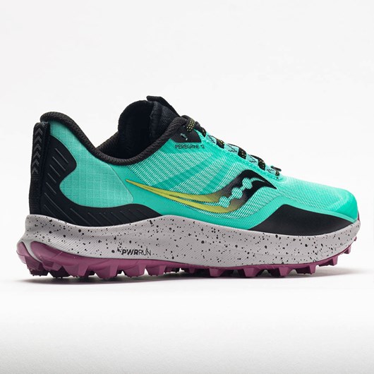 Cool Mint / Acid Orthofeet Saucony Peregrine 12 Women's Trail Running Shoes | AYMKB3127