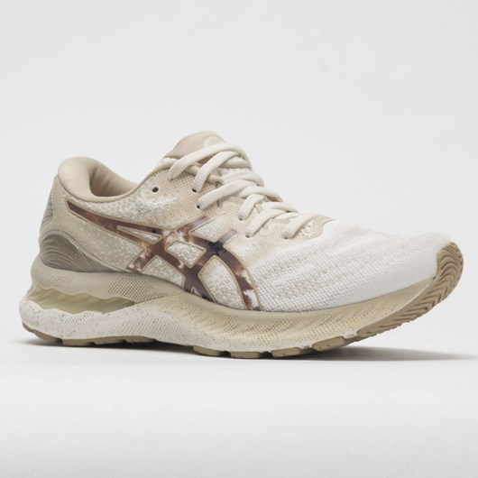 Cream / Putty Orthofeet ASICS GEL-Nimbus 23 Men's Running Shoes | ENTPJ6392