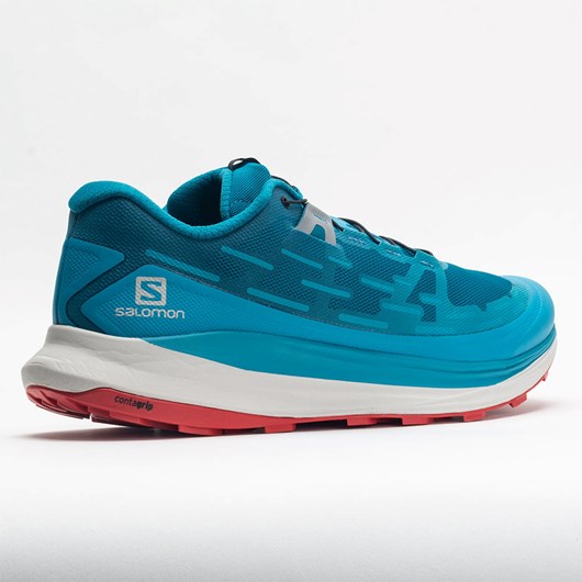 Crystal Teal / Barrier Reef / Goji Berry Orthofeet Salomon Ultra Glide Men's Trail Running Shoes | BMSTC4286