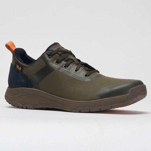 Dark Olive Orthofeet Teva Gateway Low Men's Hiking Shoes | QLJKM6180