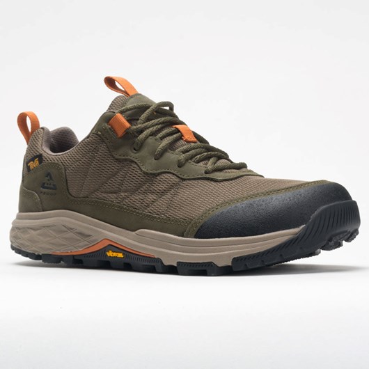 Dark Olive Orthofeet Teva Ridgeview Low Men's Hiking Shoes | JELUB5479