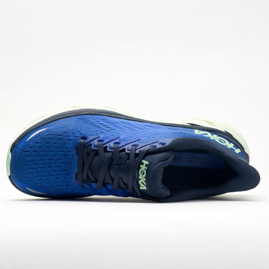 Dazzling Blue / Outer Space Orthofeet Hoka One One Clifton 8 Men's Running Shoes | QKOVF0961