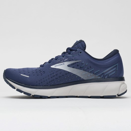 Deep Cobalt / Gray / Navy Orthofeet Brooks Ghost 13 Men's Running Shoes | PTXRG7639