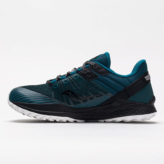 Deep Teal / Black Orthofeet Saucony Mad River TR 2 Men's Trail Running Shoes | FILZR3987