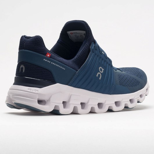 Denim / Midnight Orthofeet On Cloudswift Men's Running Shoes | ZMIPL0538