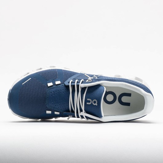 Denim / White Orthofeet On Cloud 5 Women's Running Shoes | YGRDX3142