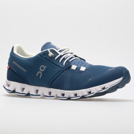 Denim / White Orthofeet On Cloud Women's Running Shoes | SLGHY8106