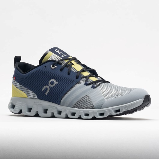 Denim / White Orthofeet On Cloud X Shift Men's Running Shoes | JHZPL2619