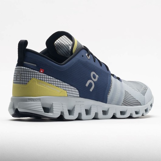 Denim / White Orthofeet On Cloud X Shift Men's Running Shoes | JHZPL2619