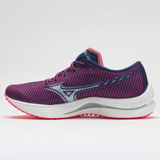 Diva Pink / Indigo White Orthofeet Mizuno Wave Rebellion Women's Running Shoes | DURQA6570