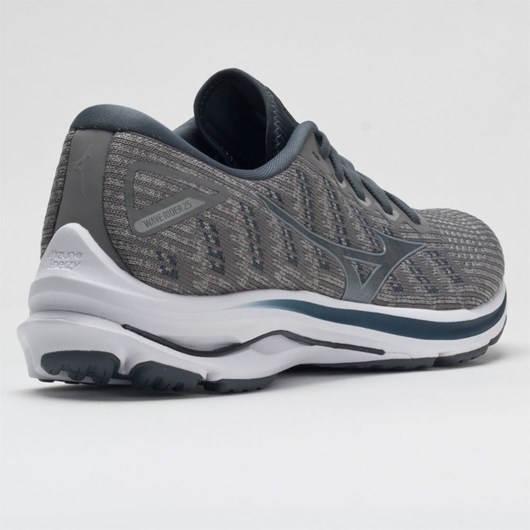 Drizzle / Antartica Orthofeet Mizuno Wave Rider 25 Waveknit Men's Running Shoes | TBLFH2307