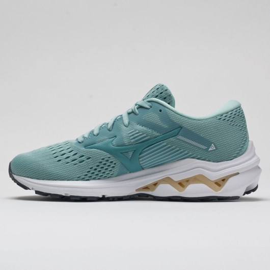 Eggshell Blue / Dusty Turquoise Orthofeet Mizuno Wave Inspire 17 Women's Running Shoes | UITNA1543