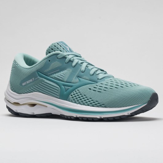 Eggshell Blue / Dusty Turquoise Orthofeet Mizuno Wave Inspire 17 Women's Running Shoes | UITNA1543