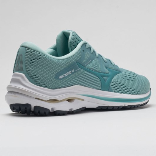 Eggshell Blue / Dusty Turquoise Orthofeet Mizuno Wave Inspire 17 Women's Running Shoes | UITNA1543